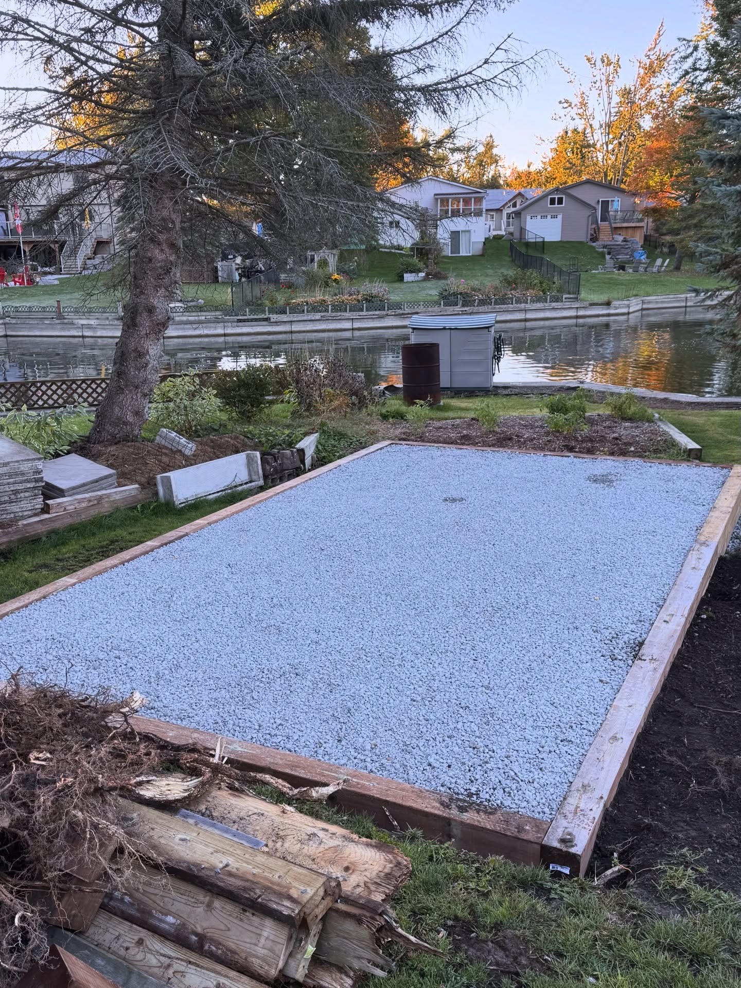 Outdoor storage shed construction detail showing quality craftsmanship - Done Right Home Improvements